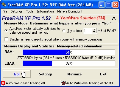 FreeRAM XP Pro 1.52