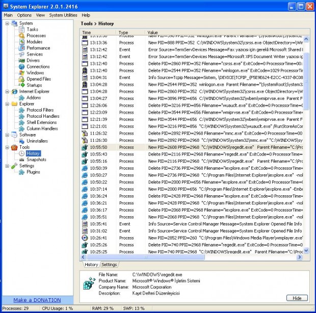 System Explorer ile Windows u Tek Yerden Yönetin