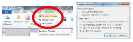 Microsoft Office 2010- Resim sıkıştırma