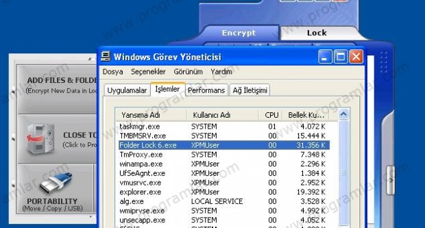 Folder Lock ile Dosya Şifreleme