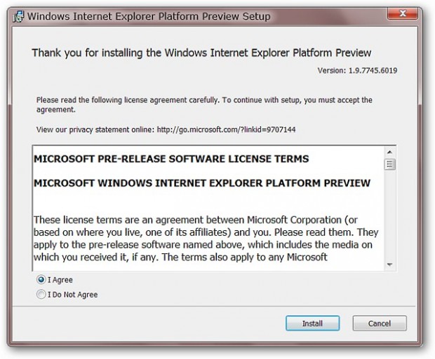 Internet Explorer 9  un Ayak Sesleri