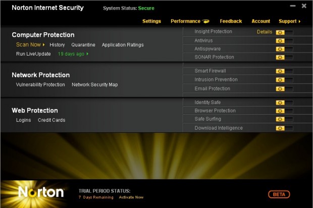 Norton Internet Security 2011 (Beta)