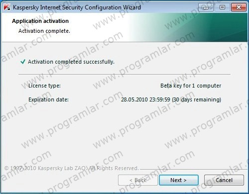 Kaspersky Internet Security 2011 Beta