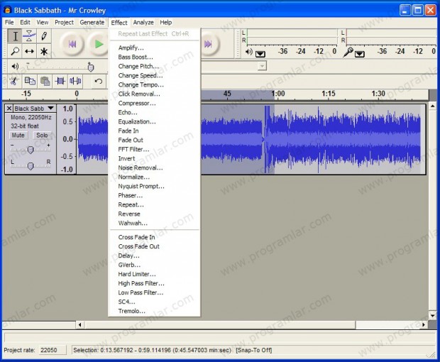 Ses Düzenleme için Ücretsiz Alternatif Audacity