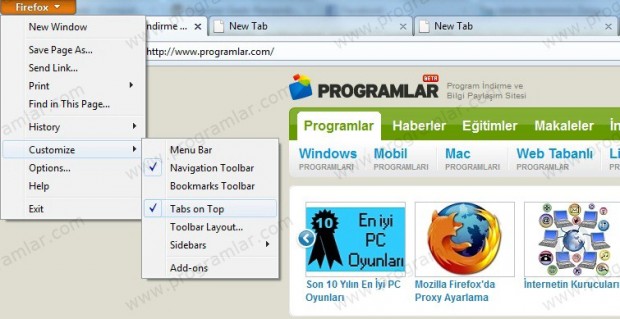 Firefox 4  ten ilk izlenimler