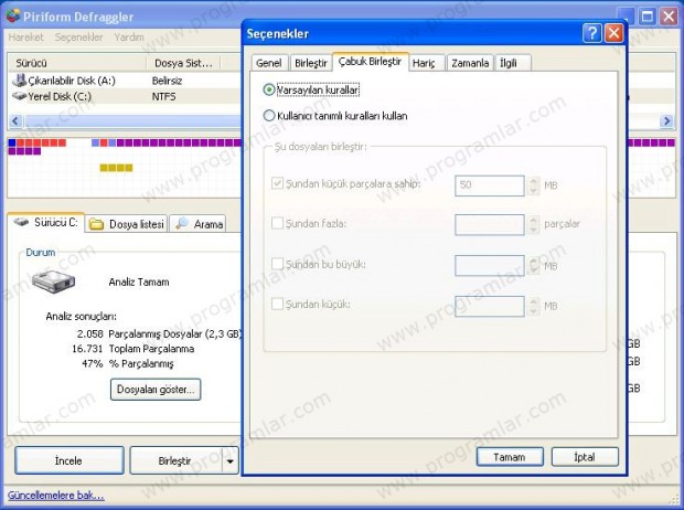 Disk Birleştirme Programı Defraggler 1.2 İncelemesi