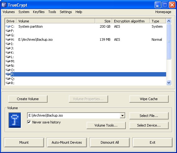 Dosya Şifreleme -Truecrypt