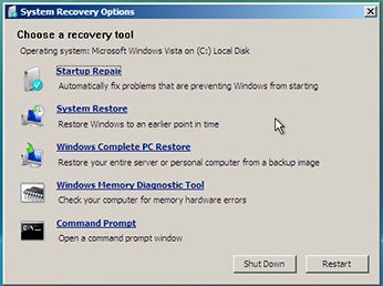 Vista Recovery