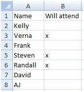 Katılım Excel