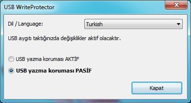 USB yazma koruması - USBWriteprotector