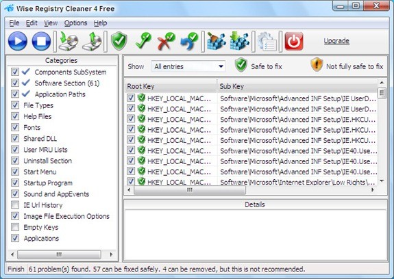7 Ücretsiz Registry (Kayıt Defteri) Temizleyici