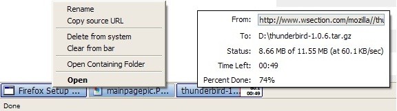 Download Statusbar