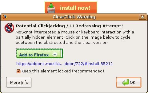 Clickjacking