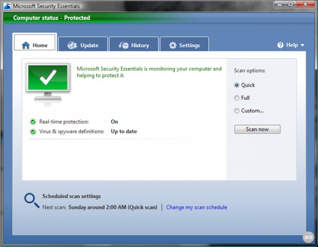 Microsoft Security Essentials İndirilmeye Hazır