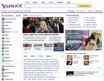 Yahoo! anasayfası yenilendi