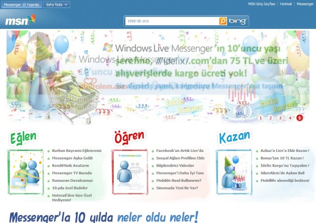 Windows Live Messenger 10 Yaşında...Kısaca MSN in Hayatımızdaki 10. senesi kutlu olsun