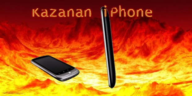 Google Nexus One dokunmatik ekranına karşı iPhone dokunmatik ekranı! kazanan: iPhone