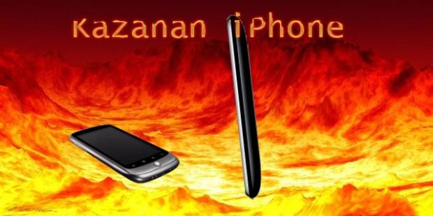 Google Nexus One dokunmatik ekranına karşı iPhone dokunmatik ekranı! kazanan: iPhone