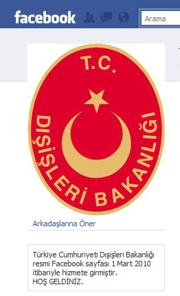 Dışişleri Bakanlığı sizi arkadaş olarak ekledi