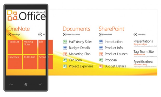 Windows Phone 7 de Office keyfi (Video)
