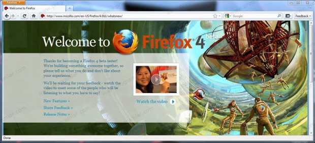 Firefox 4 Beta yeni özellikleriyle karşınızda