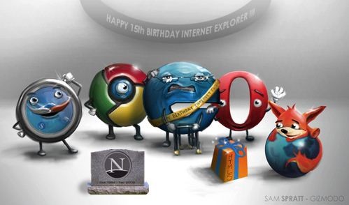 Internet Explorer 15 yaşında