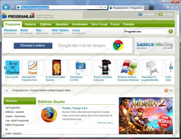 Karşınızda Internet Explorer 9 Beta