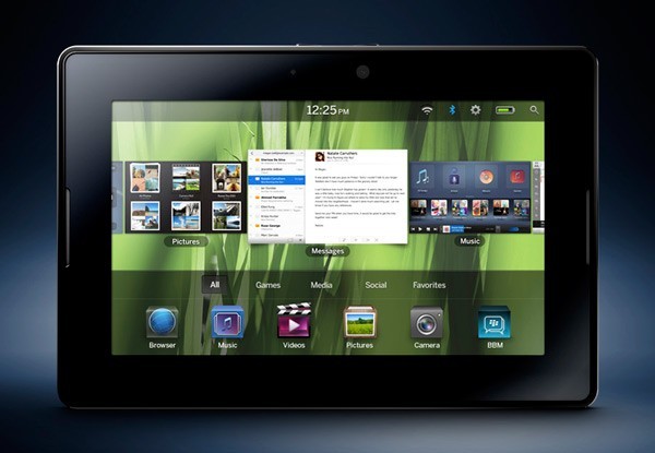 Blackberry  den tablet bilgisayar