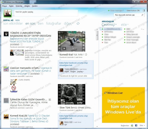 Karşınızda Windows Live Messenger 2011