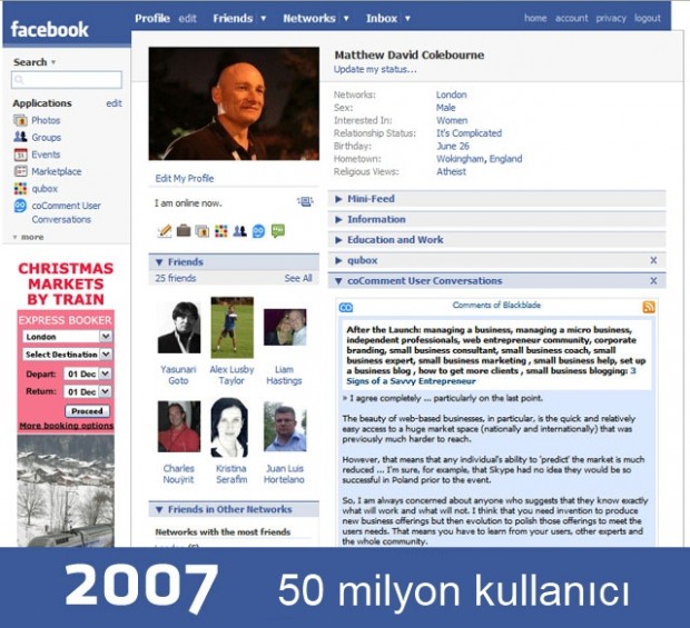 Facebook yedi yaşında!