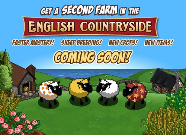 Farmville büyüyor!