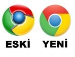 Chrome'un logosu değişiyor