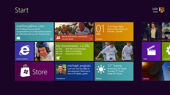 Windows 8\ den yeni haberler!