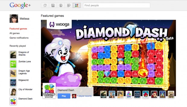 Google+  da oyun devri başlıyor