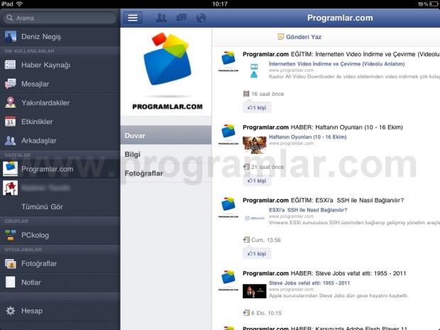 iPad ve iPhone için Facebook 4.0 çıktı!